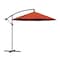 Pure Garden 10-Foot Offset Patio Umbrella with Cross Base, Orange 50-102-TC - alternate 3